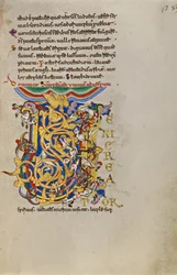 Initiale V - Der Abstieg des Heiligen Geistes